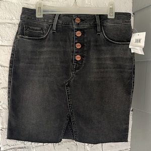 SANCTUARY Echo Black Denim Mini Skirt